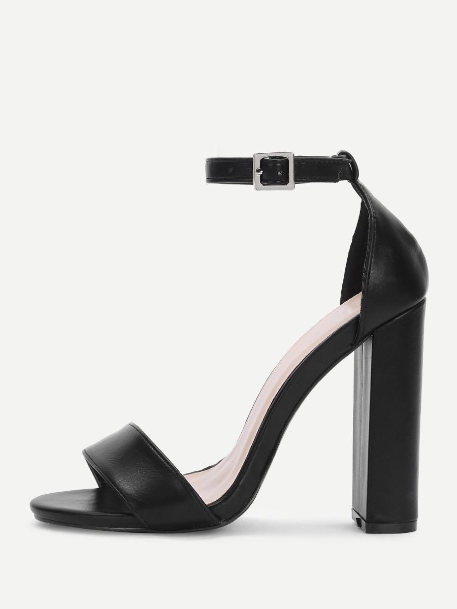 Two Part Ankle Strap Heels