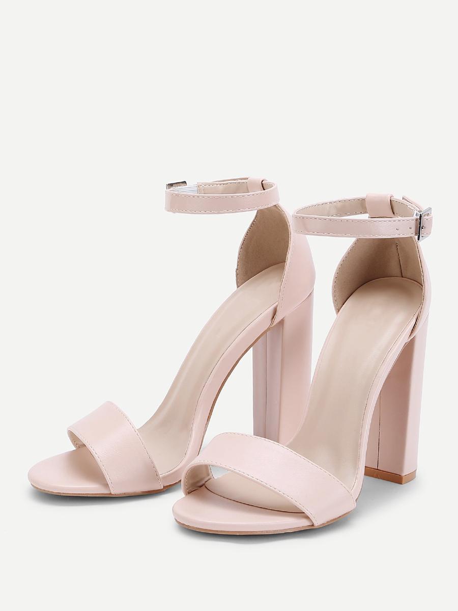 Two Part Ankle Strap Heels