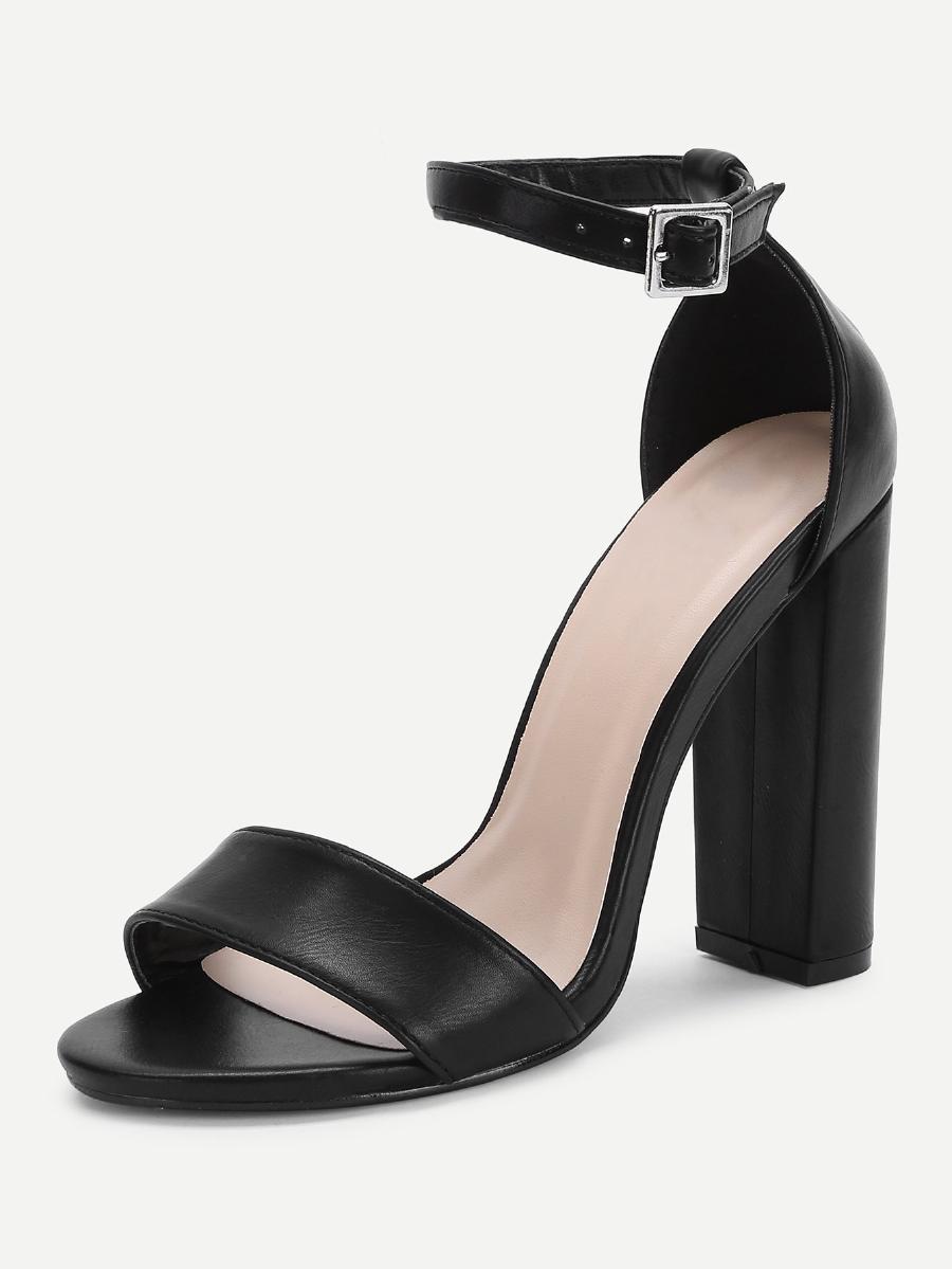 Two Part Ankle Strap Heels