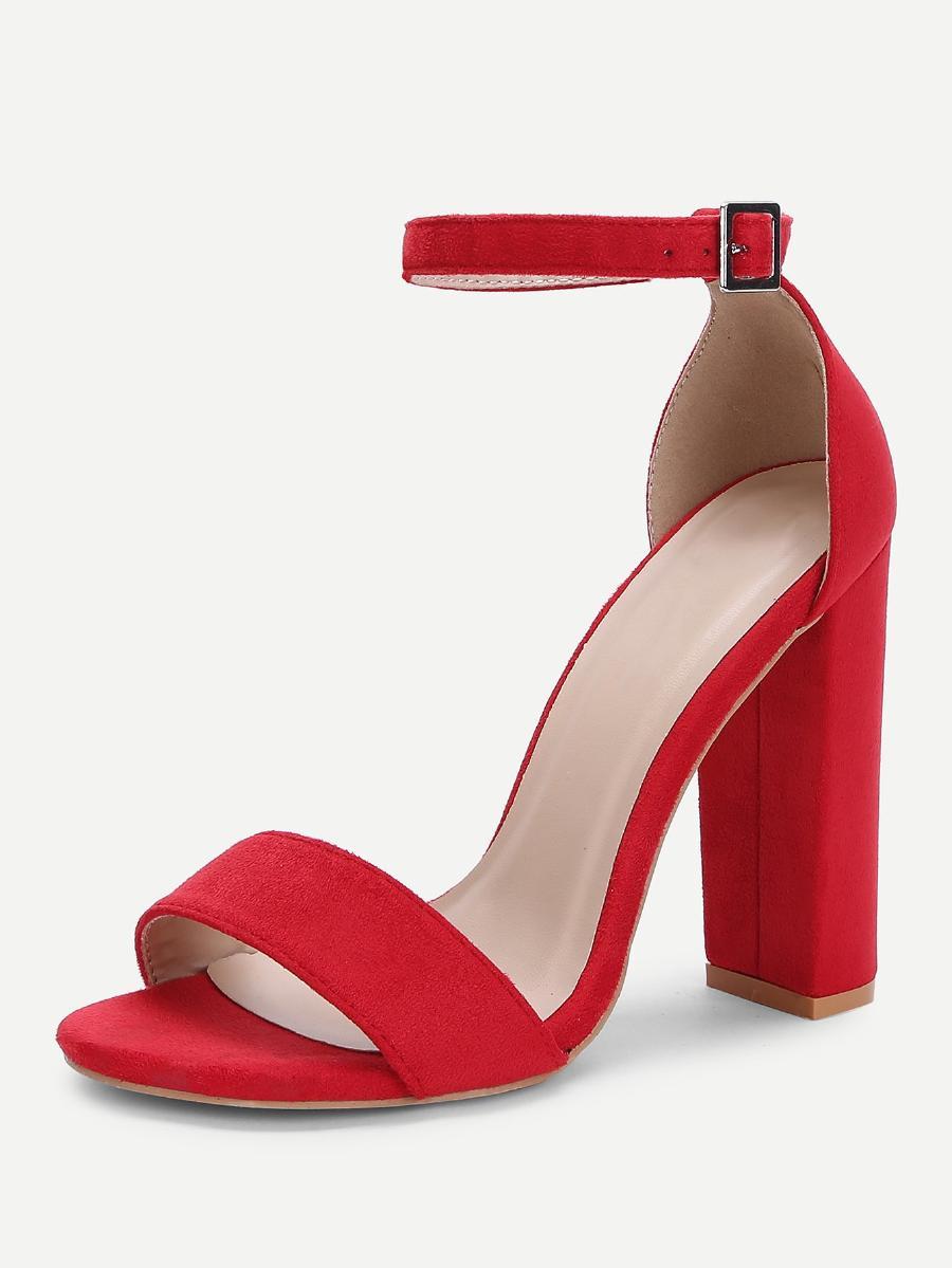 Two Part Ankle Strap Heels