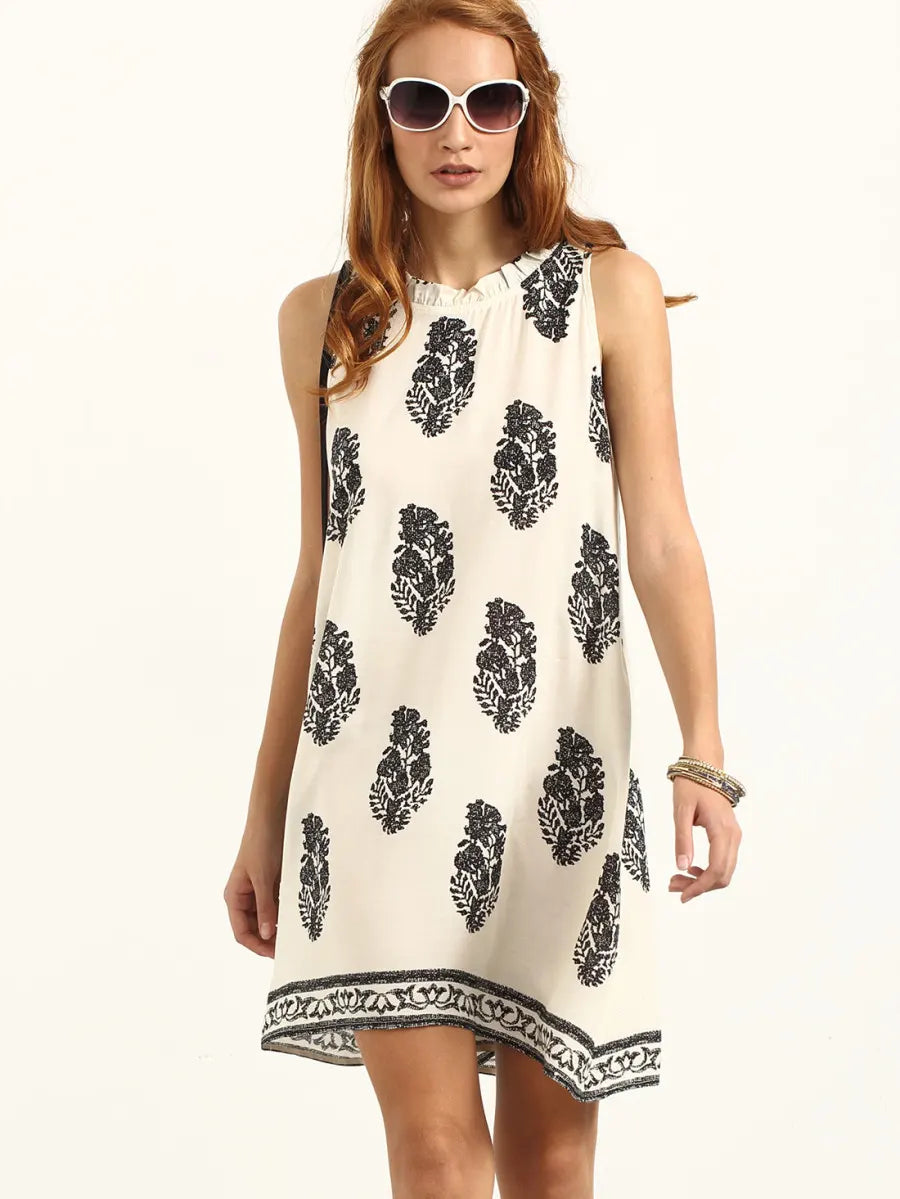 Ivory Boho Festival Dress