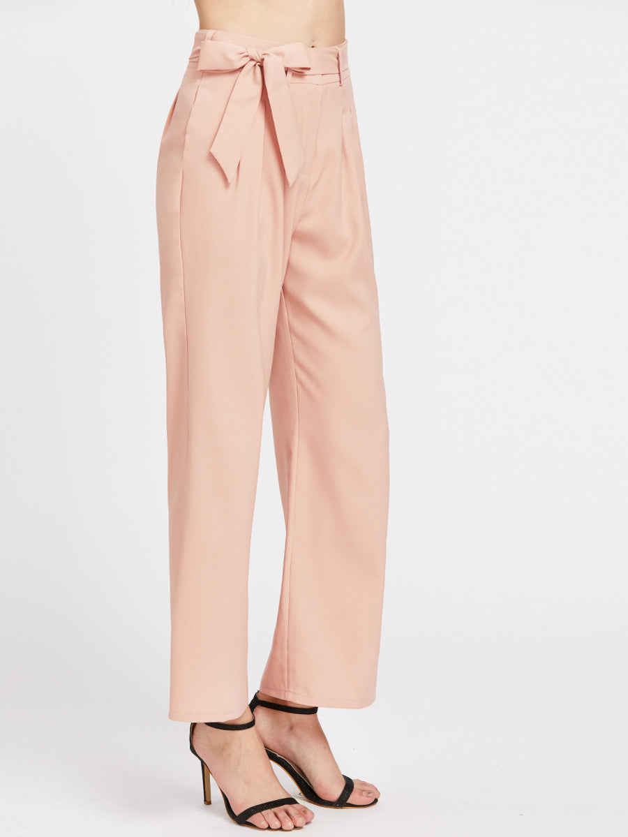 Wijde Broek Met Zelfstrik Taille