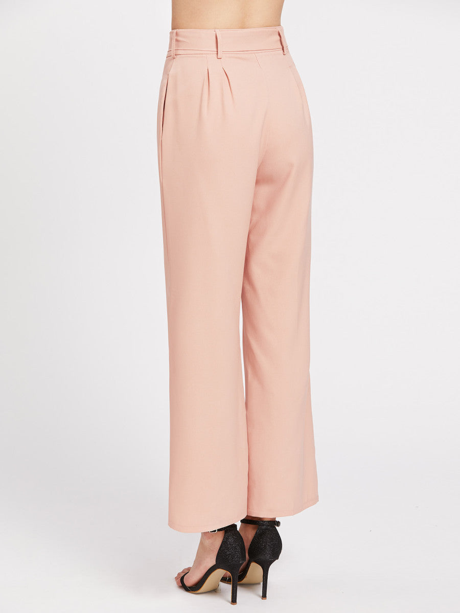 Wijde Broek Met Zelfstrik Taille