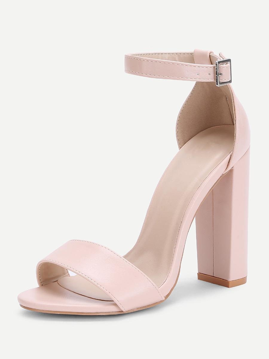 Two Part Ankle Strap Heels