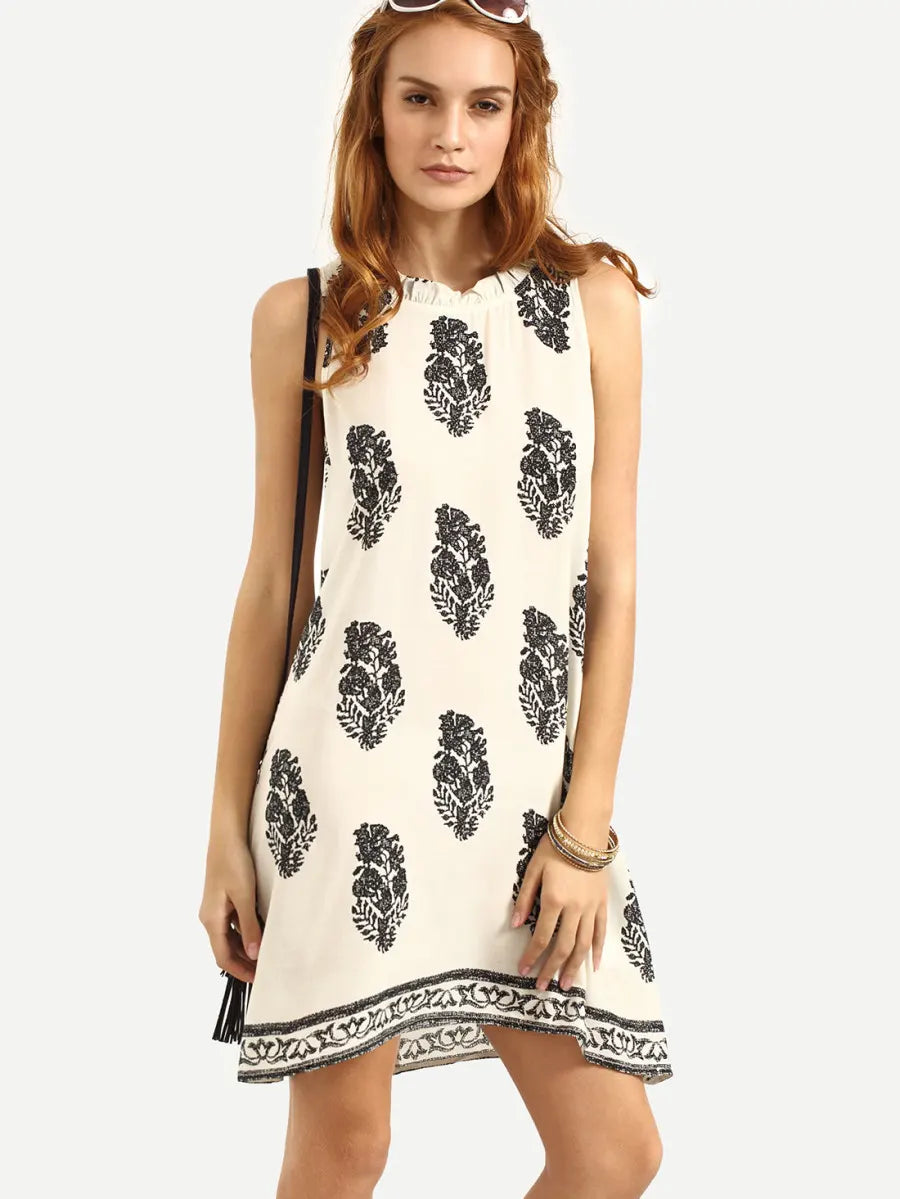 Ivory Boho Festival Dress