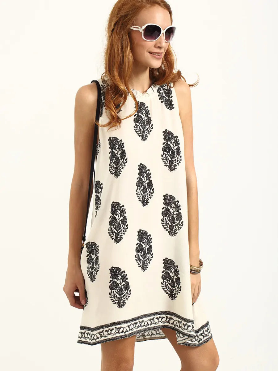 Ivory Boho Festival Dress